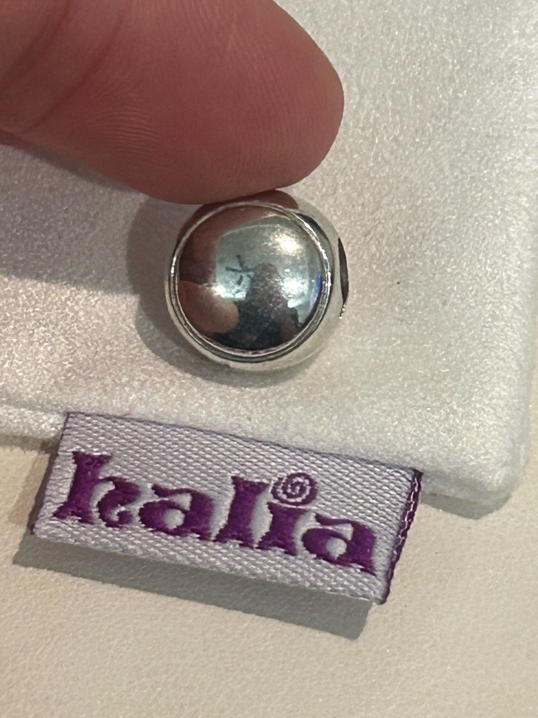 New Halia “Engrave It” Charm Bead - Sterling Silver